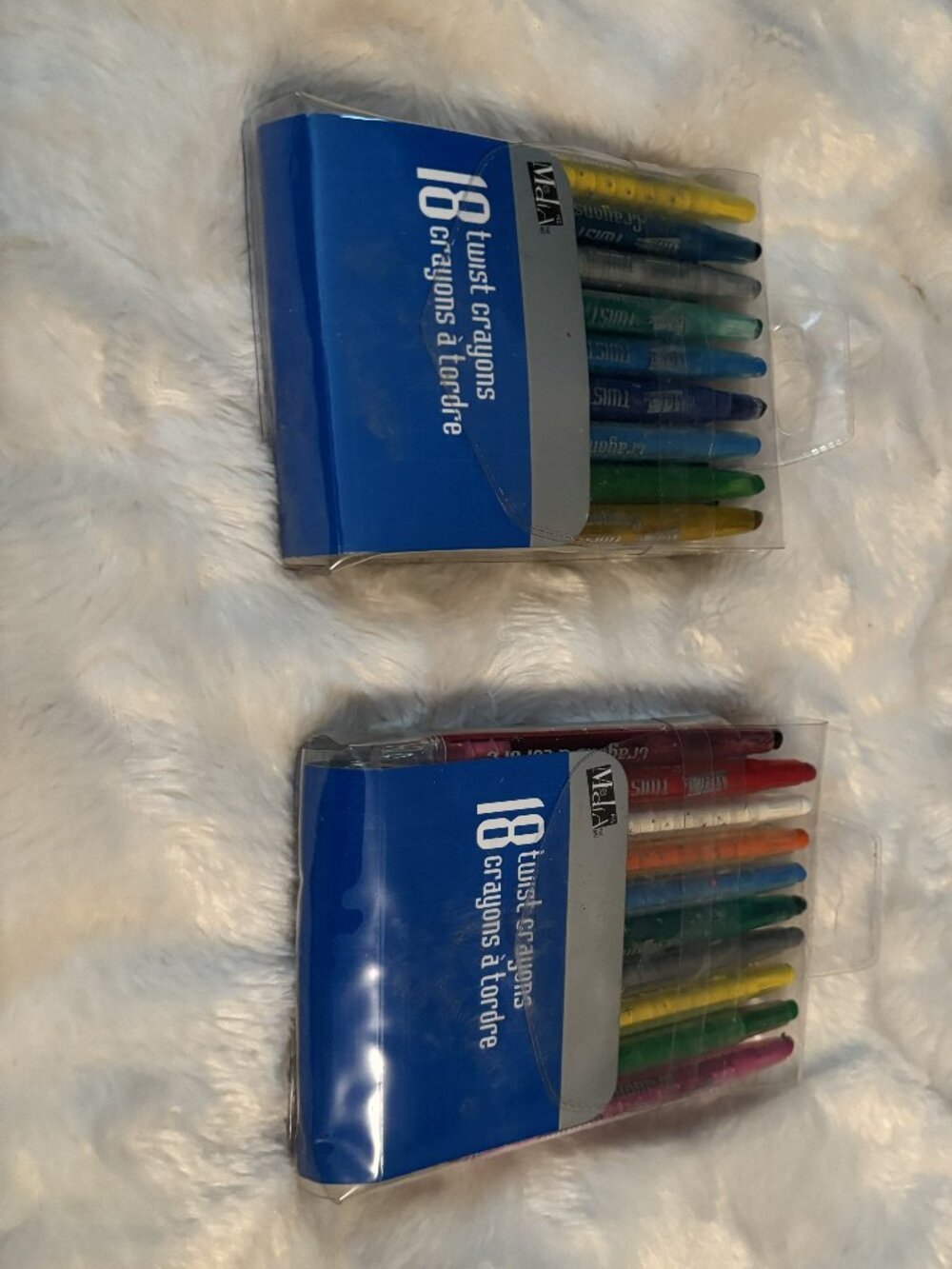 $10 ADD ON Media Twist Crayons 2 Packs of 18 Multicolor No Sharpening Art Supply